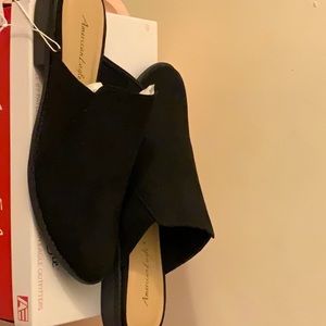 Ladies Brand New Slides Black